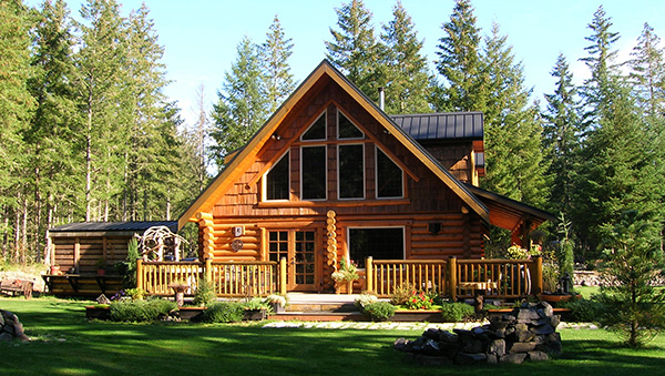 Pacific Northwest log and timber homes, BW Construction